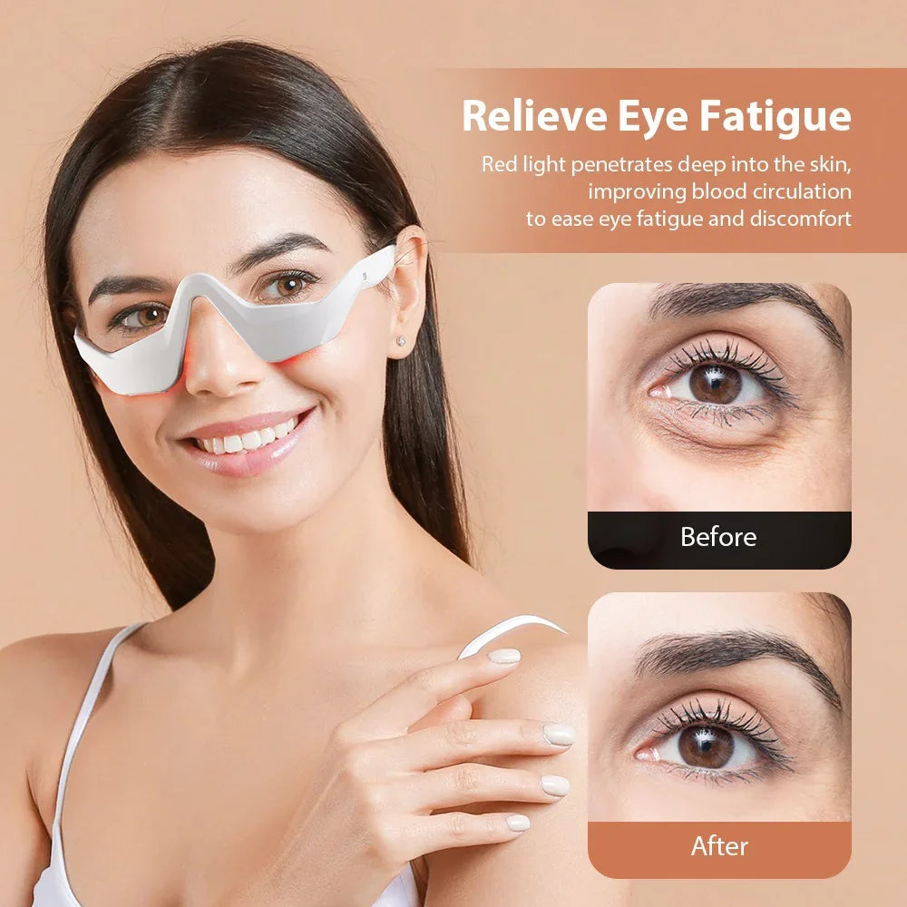 Eye Massager Glasses for Eye Fatigue Relief & Under-Eye Relaxation