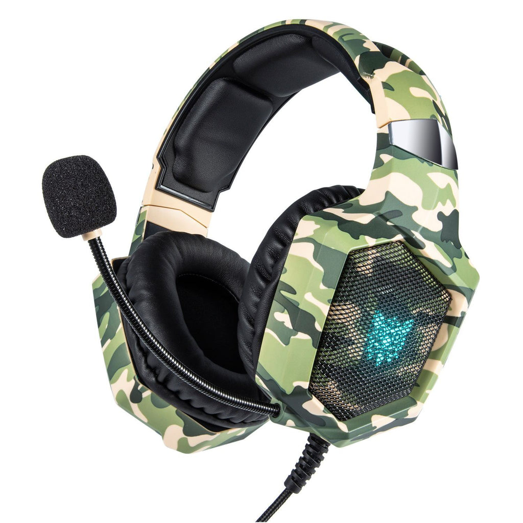 K8 Wireless Camouflage Gaming Headphones