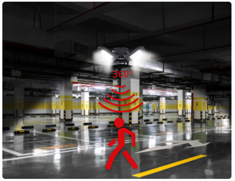 Deformable LED Garage & Warehouse High-Intensity Lamp