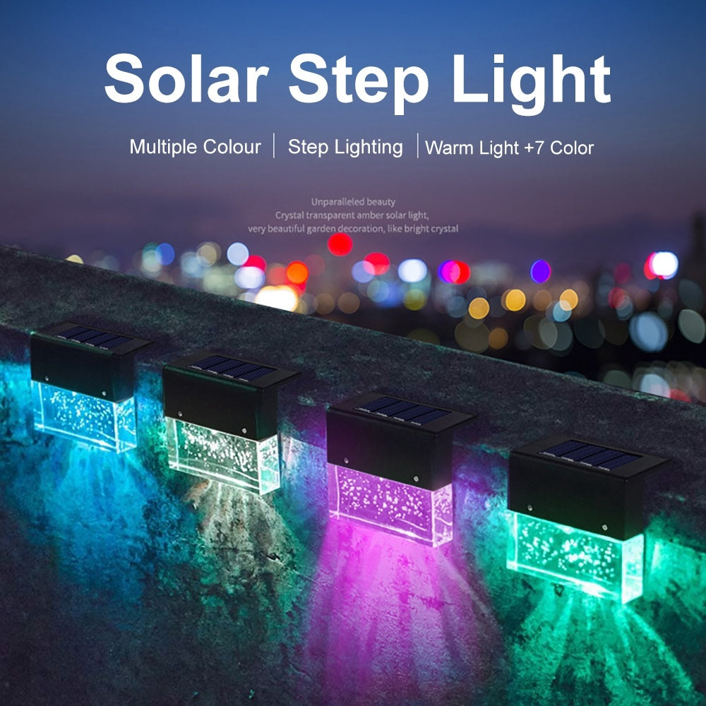 RGB Solar Step & Fence Light