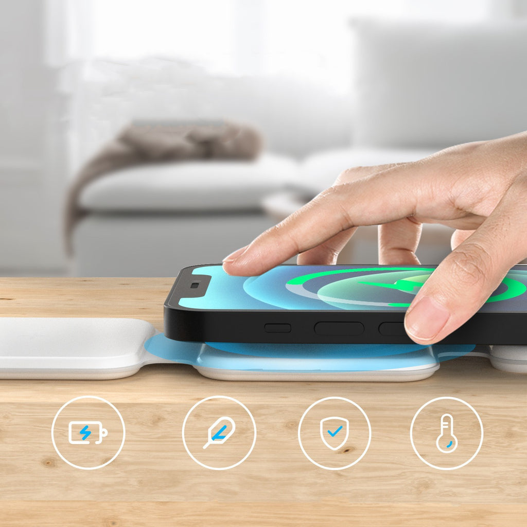 3-in-1 Foldable Magnetic Wireless Charger