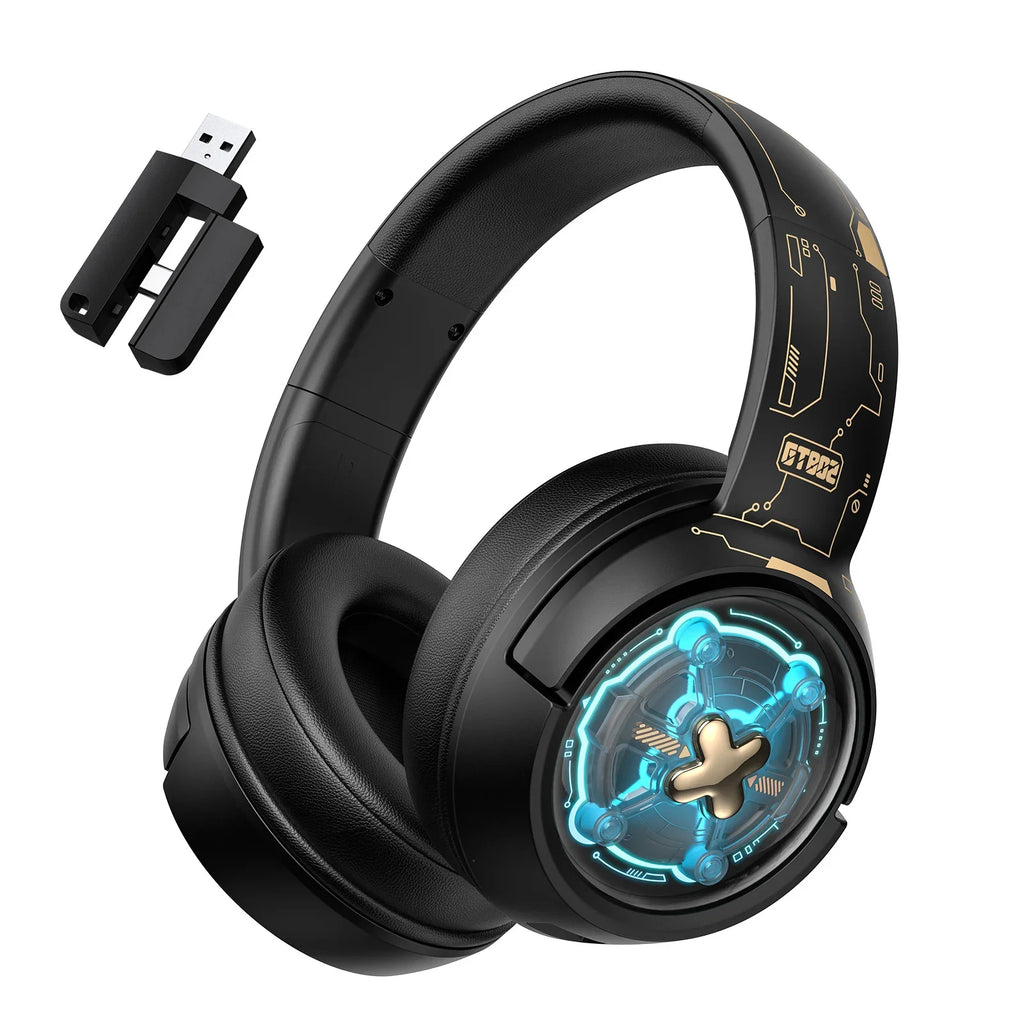 Wireless Gaming Headset Over-Ear Bluetooth Headphones with Mic