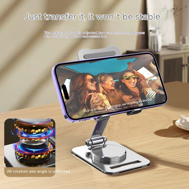 360° Rotate Metal Desk Phone & Tablet Stand