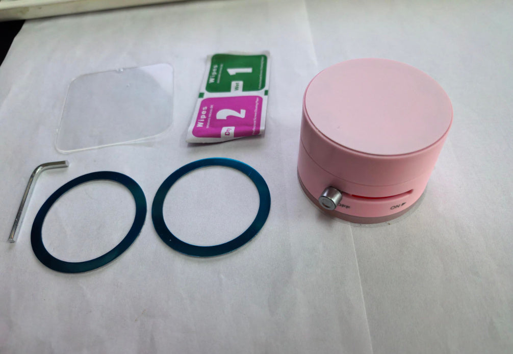 Foldable Magnetic Vacuum Suction Car Phone Holder