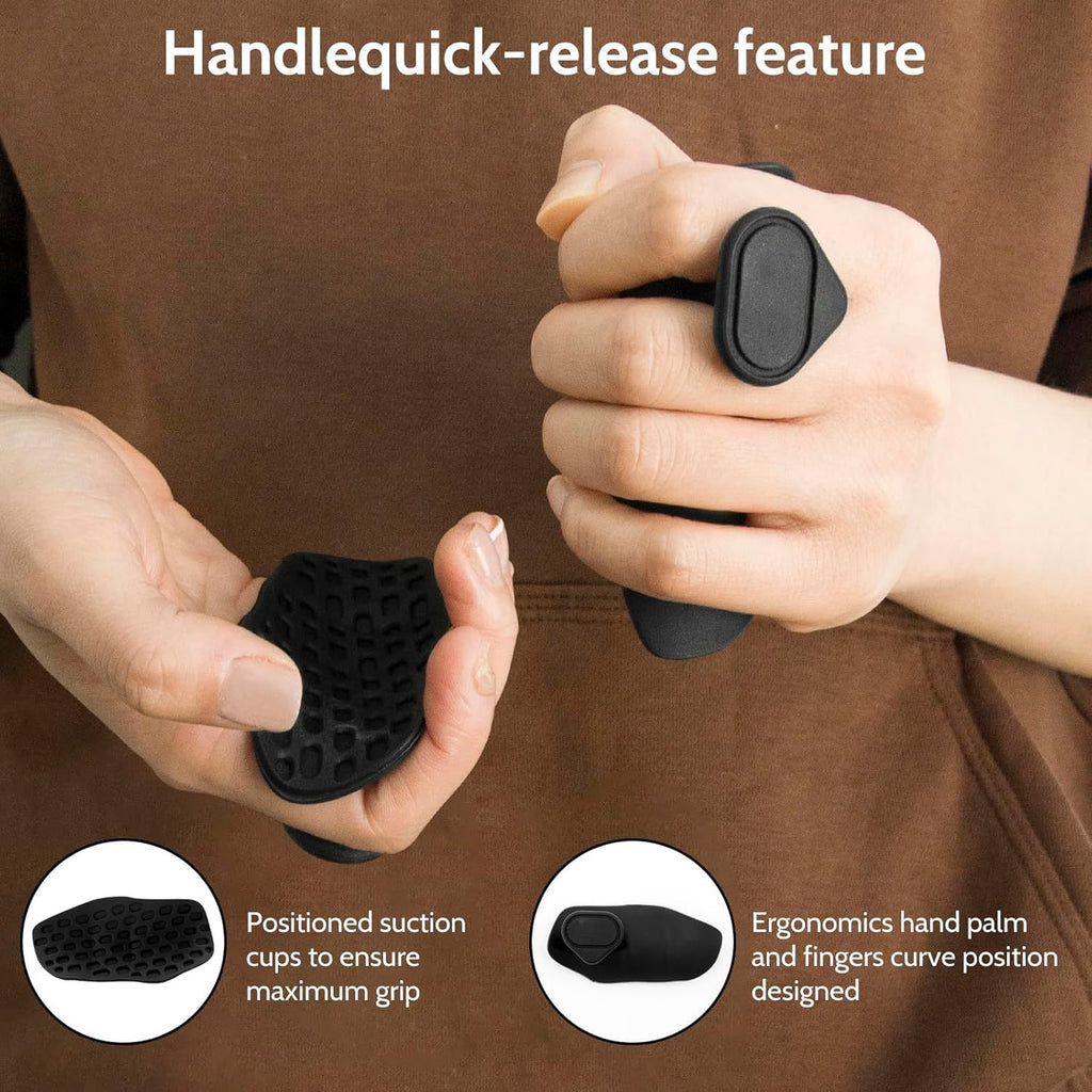 Anti-Slip Workout Grips – Breathable Grip Strengthener for Dumbbell & Weight Lifting