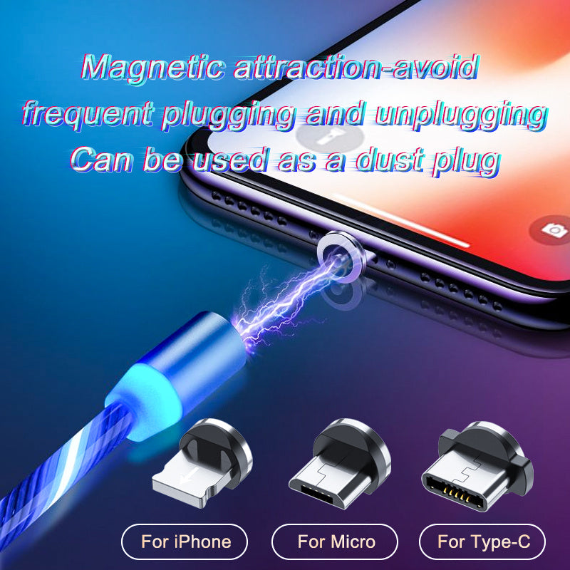 LED Magnetic Fast-Charge Cable