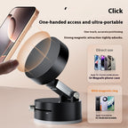 Magnetic phone holder with one-handed access for Apple iPhone 12-16 series and Android models