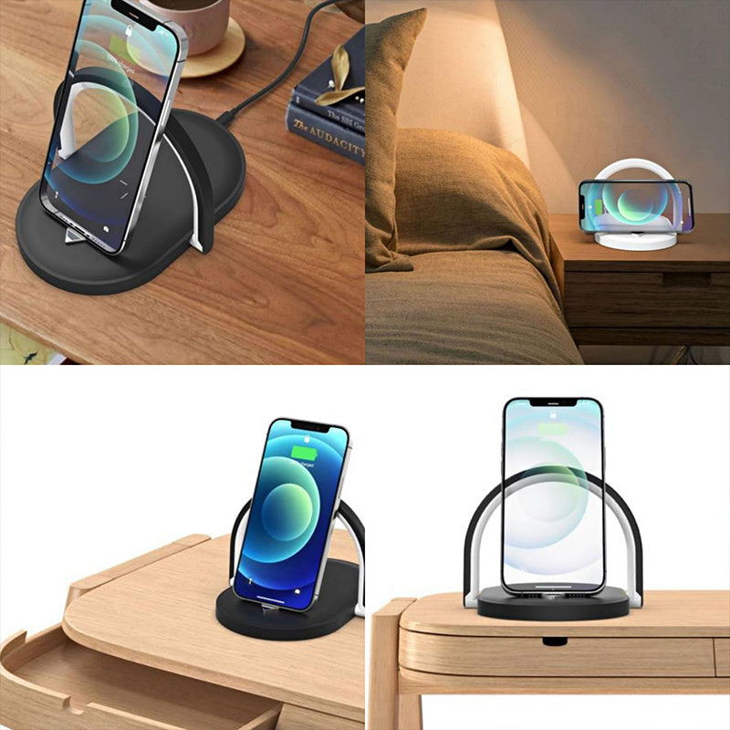 3-in-1 Foldable Wireless Charger Night Light